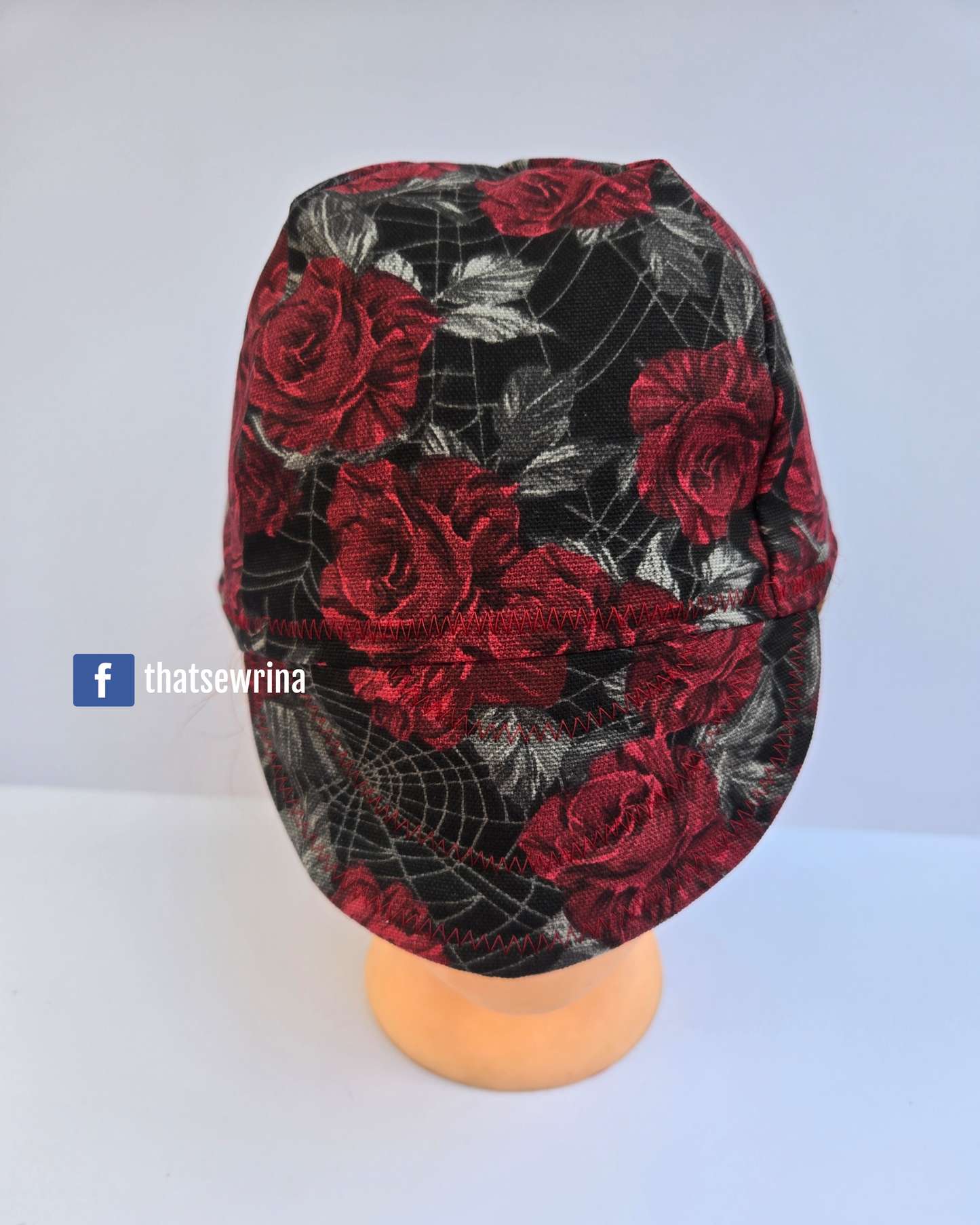 Welding Cap Dark Roses